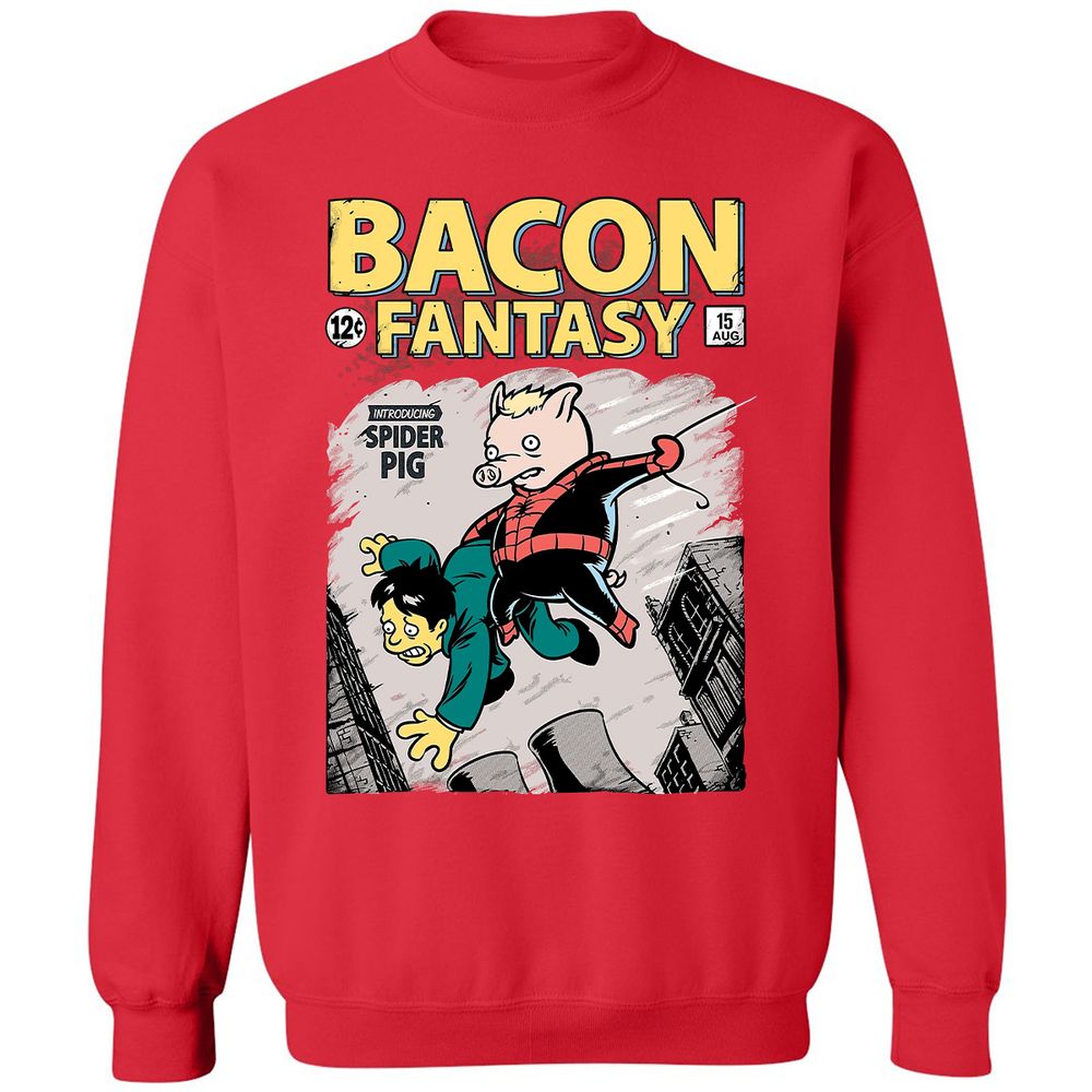 Classic Unisex Sweatshirt - LML68FZY - Red - 5