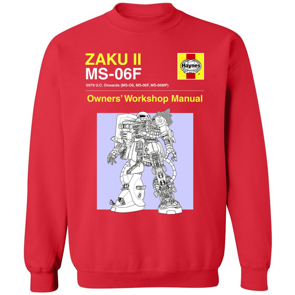 Classic Unisex Sweatshirt - 71XXWFDF - Red - 5