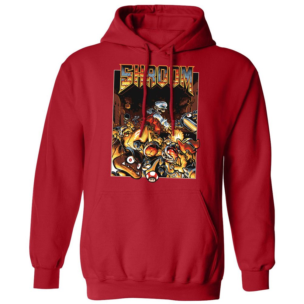 Classic Unisex Hoodie - EYEMH145 - Red - 5