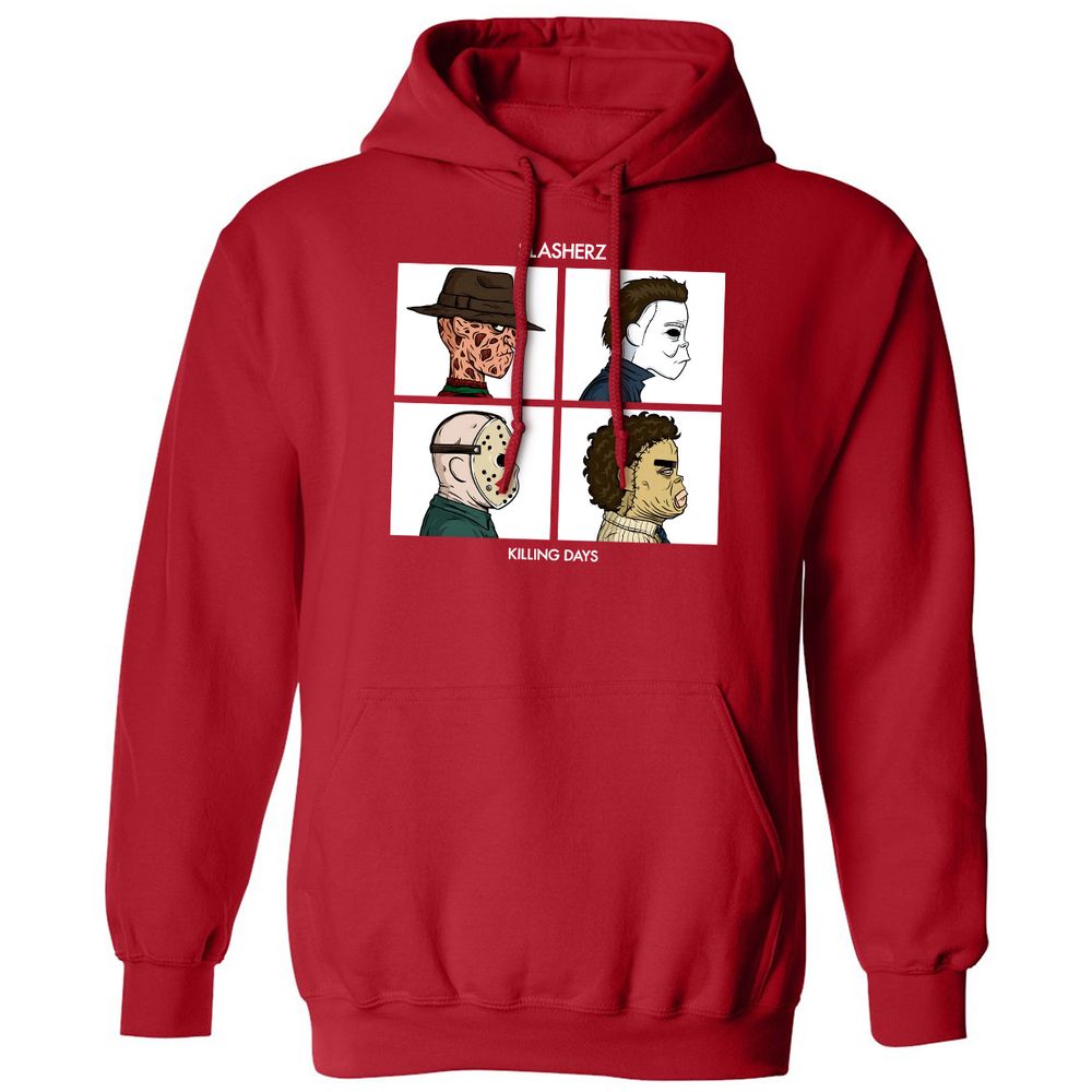 Classic Unisex Hoodie - H2WJYPQG - Red - 5