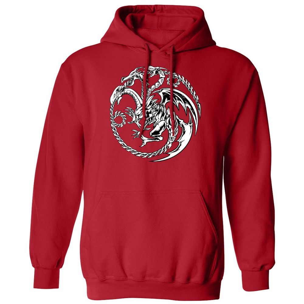 Classic Unisex Hoodie - SCT8Y8F9 - Red - 5