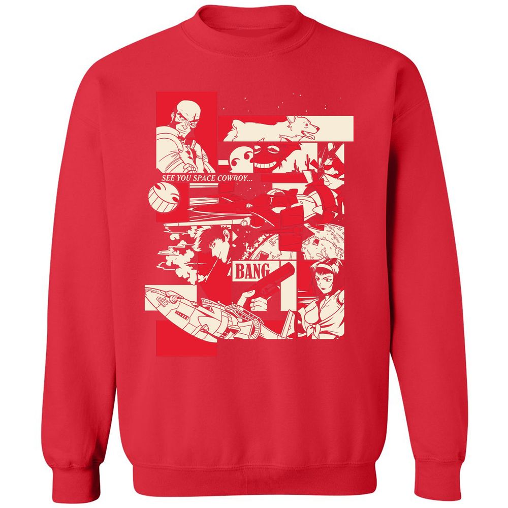 Classic Unisex Sweatshirt - TTPSAG4F - Red - 5