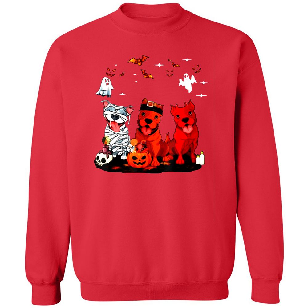 Classic Unisex Sweatshirt - 6JLNBY3W - Red - 5