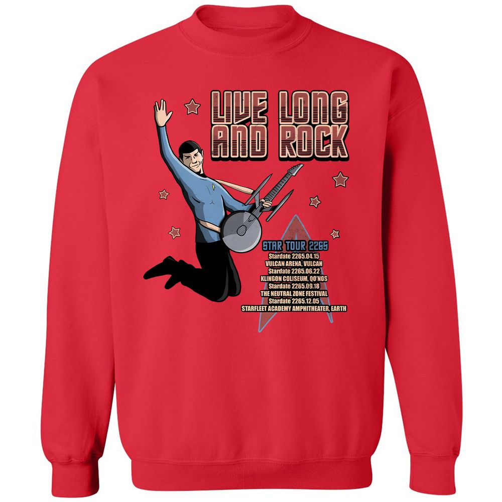 Classic Unisex Sweatshirt - RUKEQ8WM - Red - 5