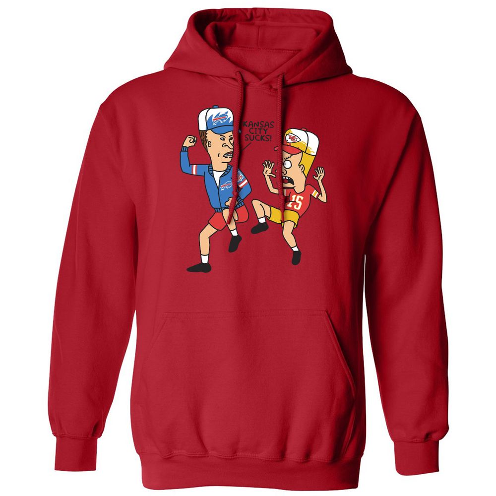 Classic Unisex Hoodie - 1XB4MEZV - Red - 5
