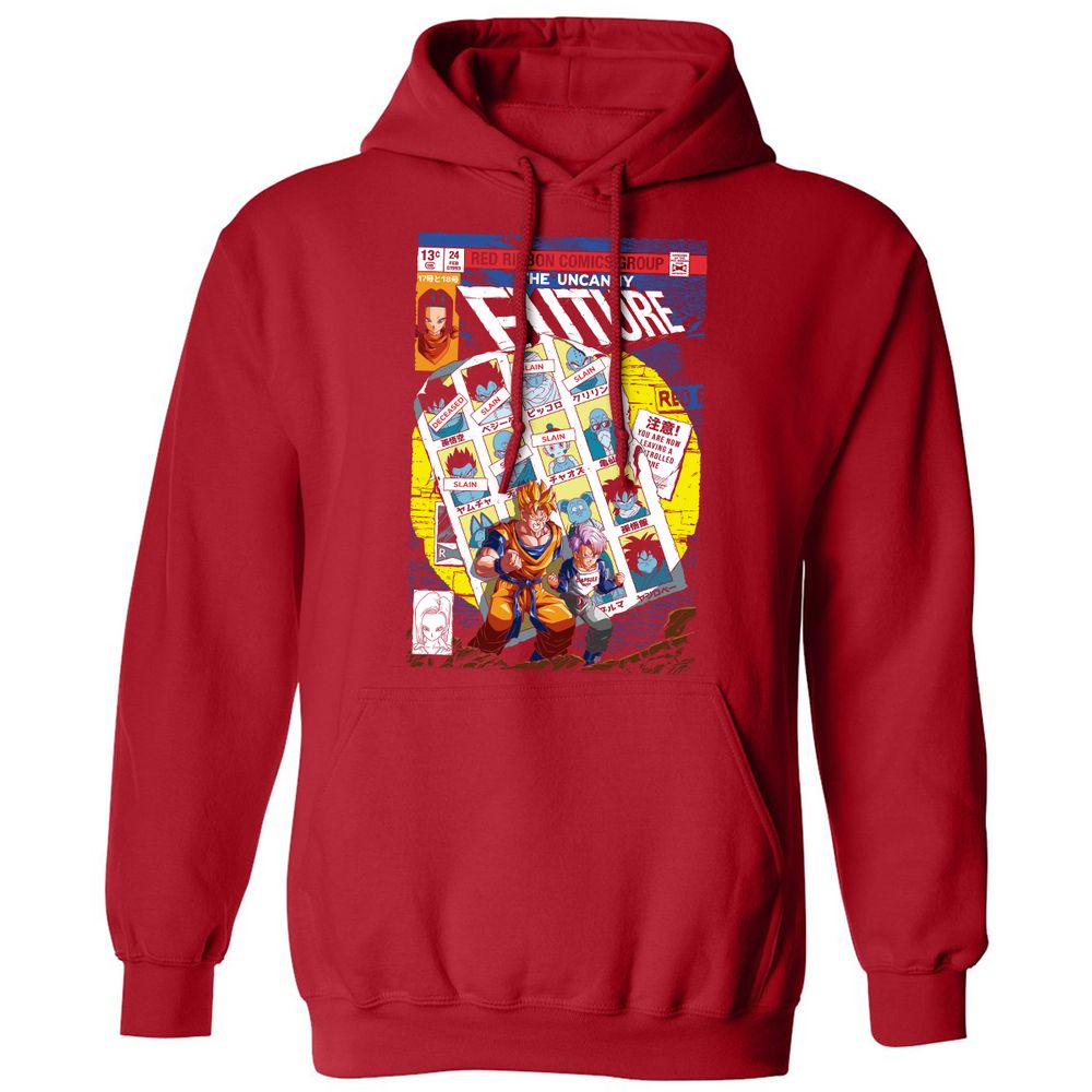 Classic Unisex Hoodie - TDD43BXV - Red - 5