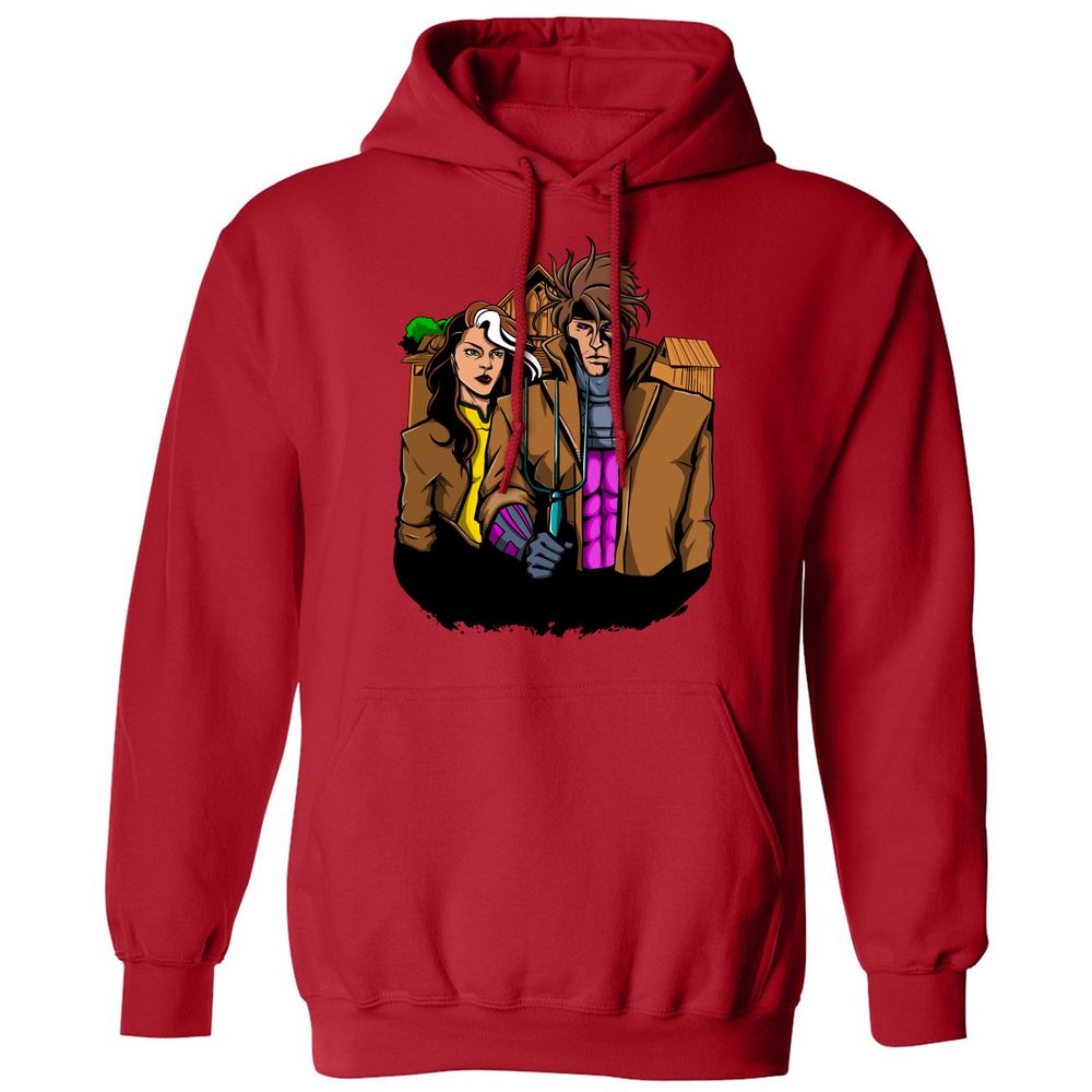 Classic Unisex Hoodie - 67VJ3GJ1 - Red - 5