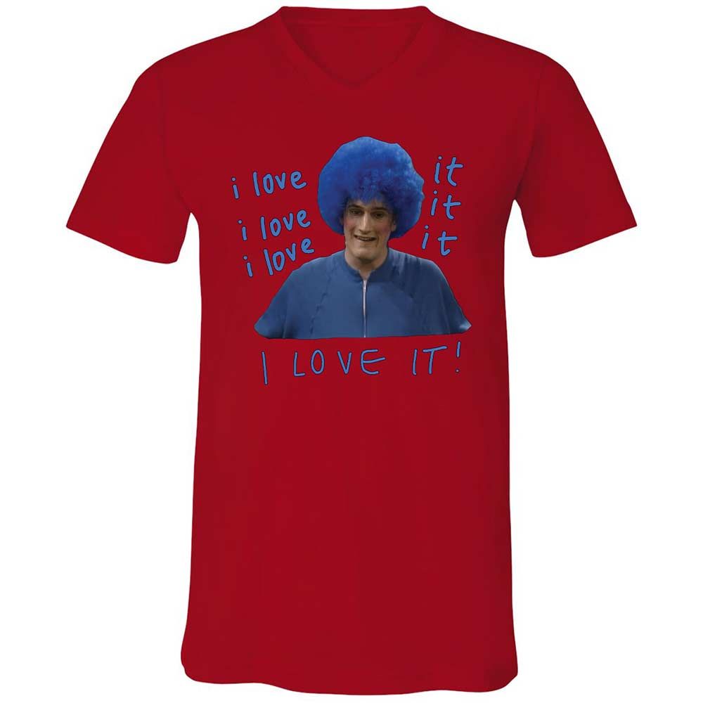 Unisex V-Neck T-Shirt - 136ESRPW - Red - 5