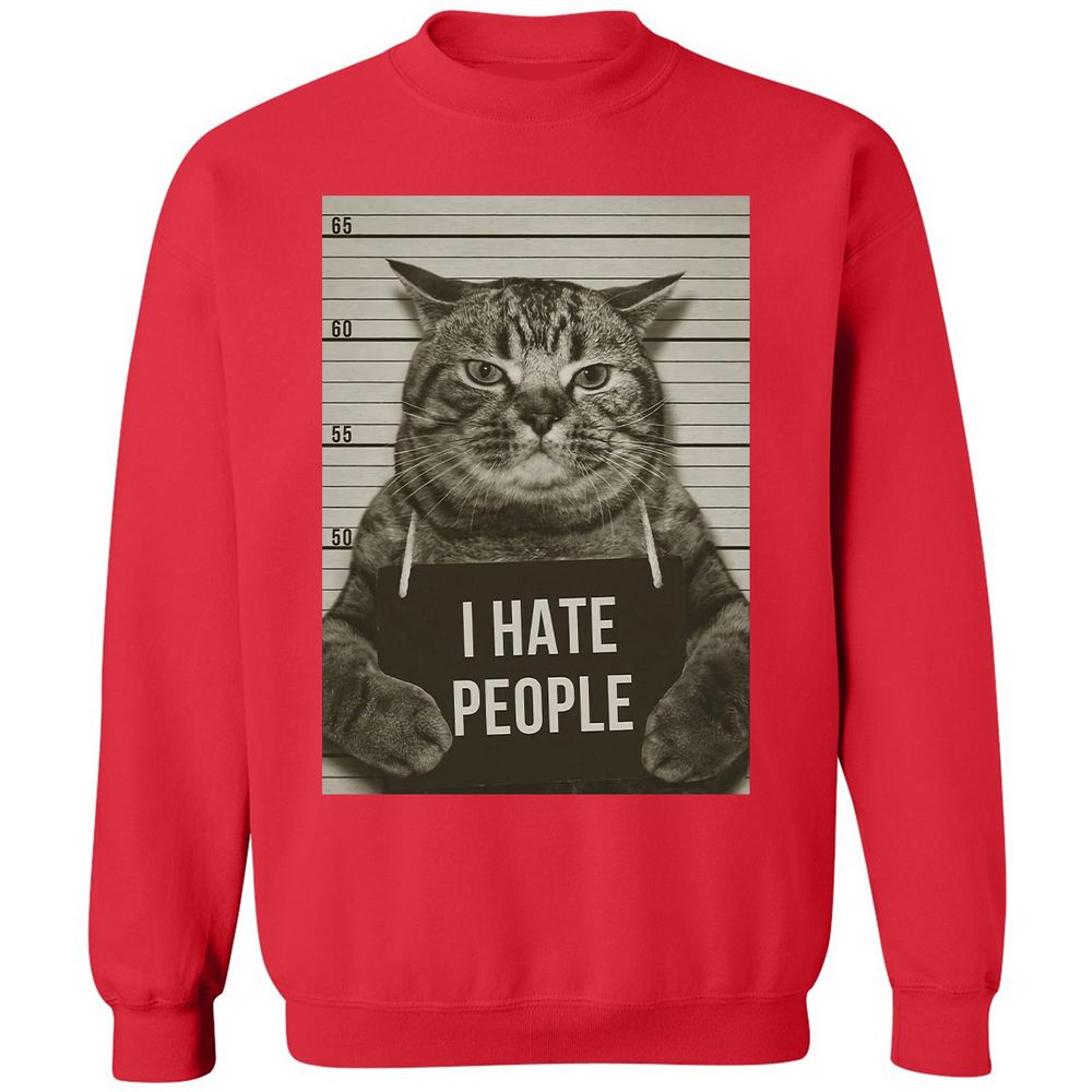 Classic Unisex Sweatshirt - JVJM5KE8 - Red - 5