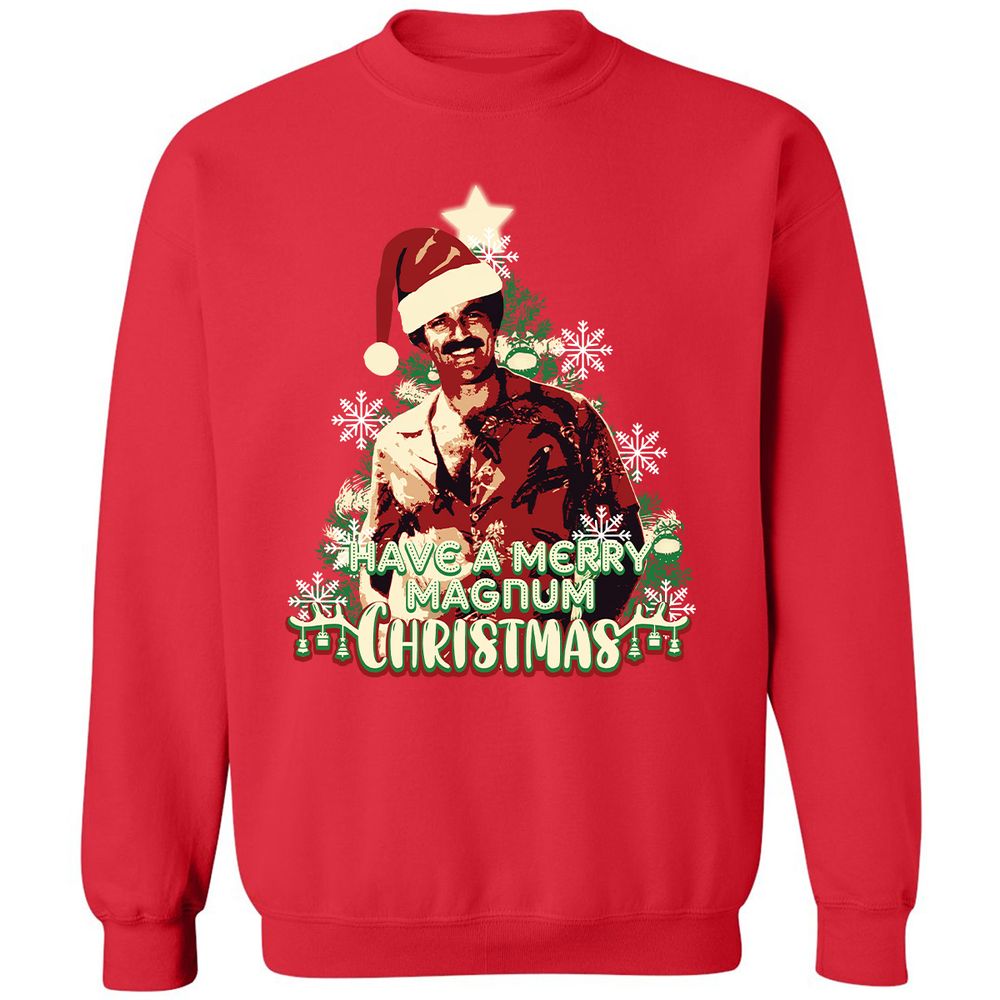 Classic Unisex Sweatshirt - ZUN4J67T - Red - 5