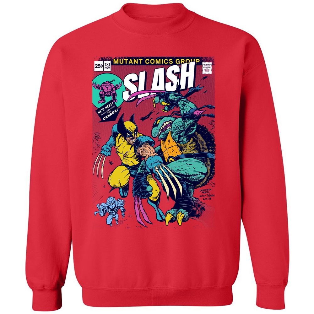 Classic Unisex Sweatshirt - 2NJVUUP1 - Red - 5