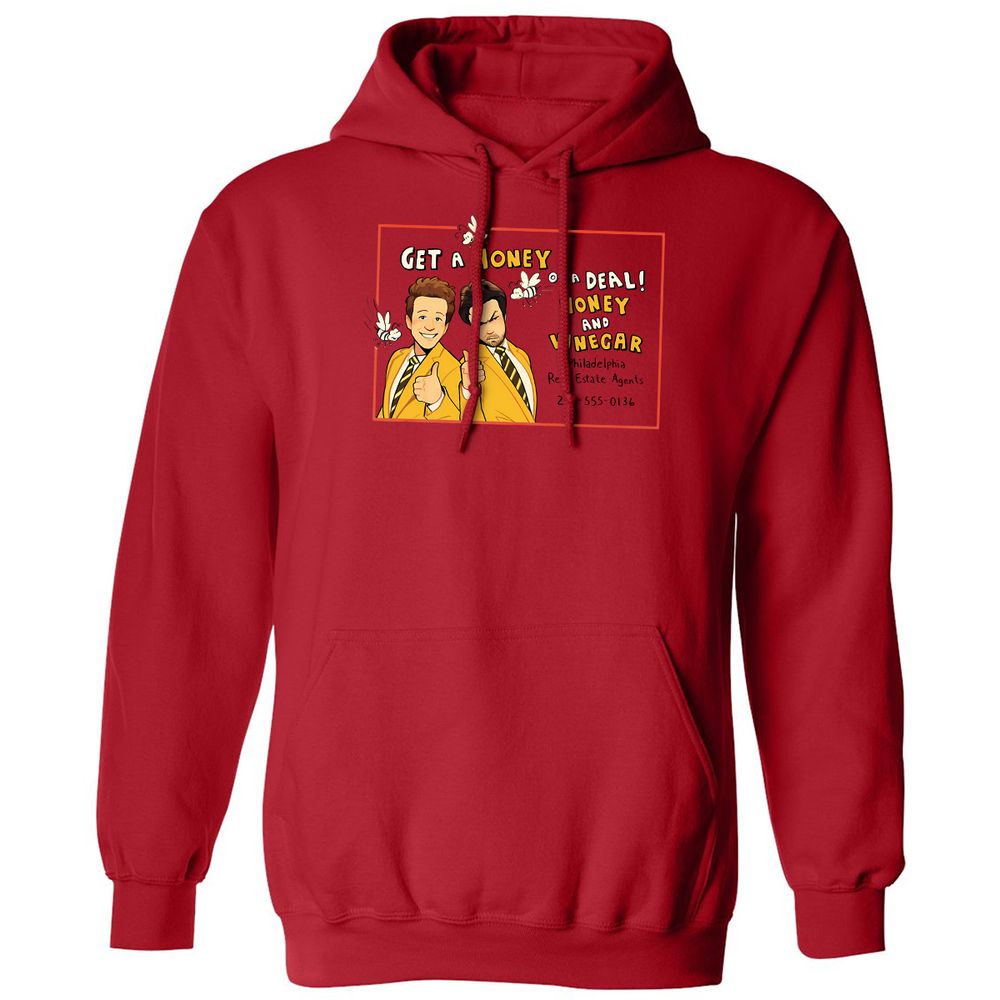 Classic Unisex Hoodie - 4J52YX7X - Red - 5