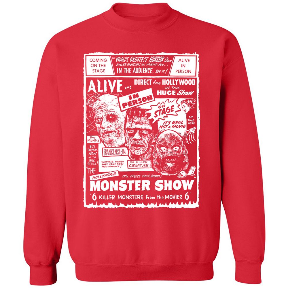 Classic Unisex Sweatshirt - 4ATNLTMD - Red - 5