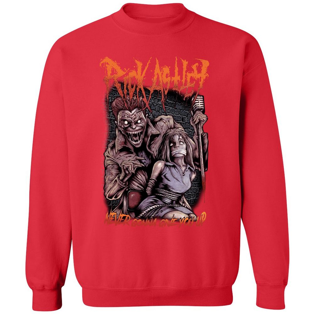Classic Unisex Sweatshirt - AMLSCD9W - Red - 5