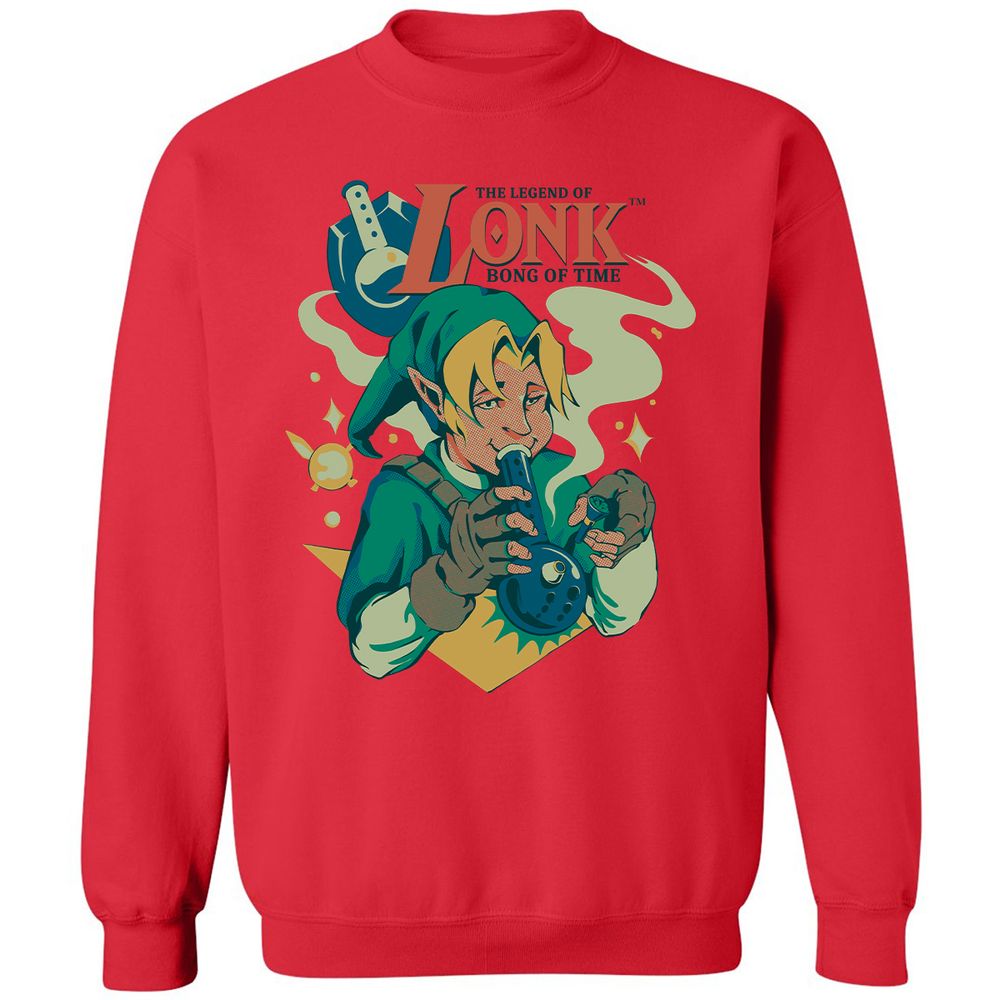 Classic Unisex Sweatshirt - 9ZEAHTBD - Red - 5