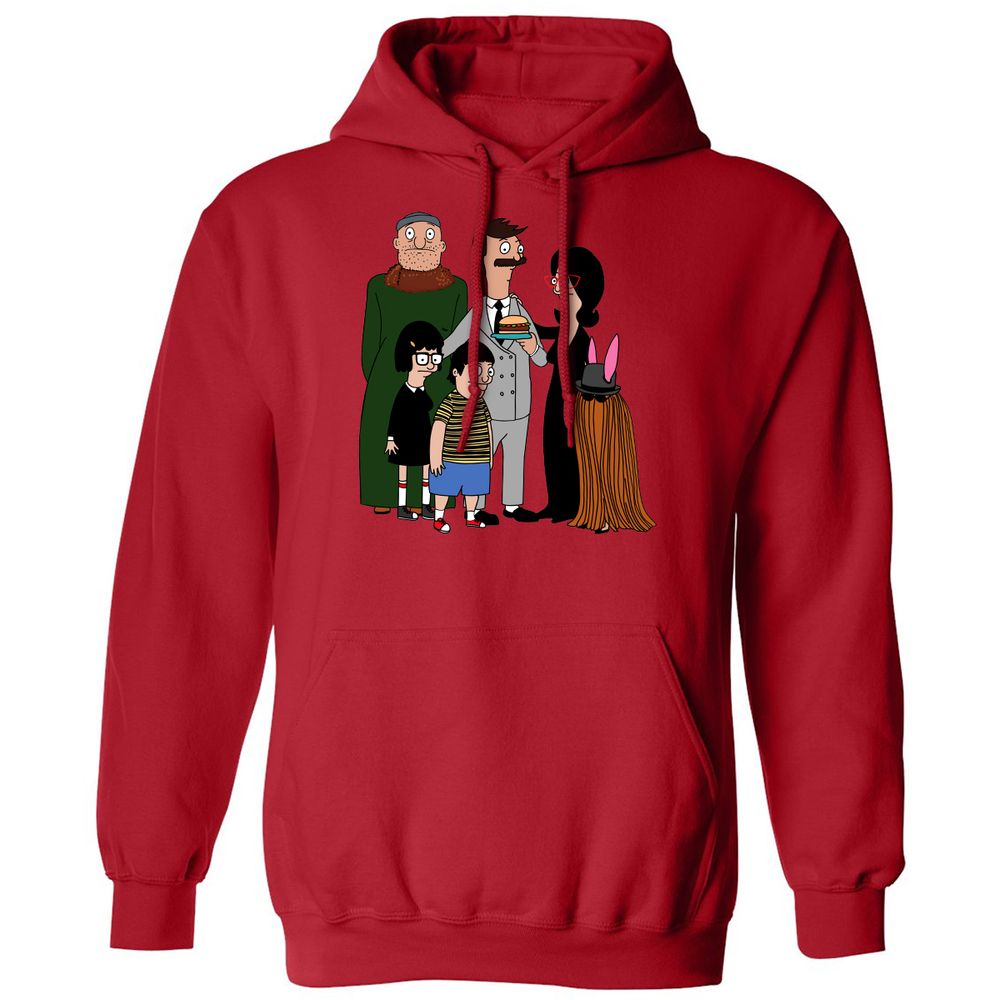 Classic Unisex Hoodie - H4U6ZBRV - Red - 5