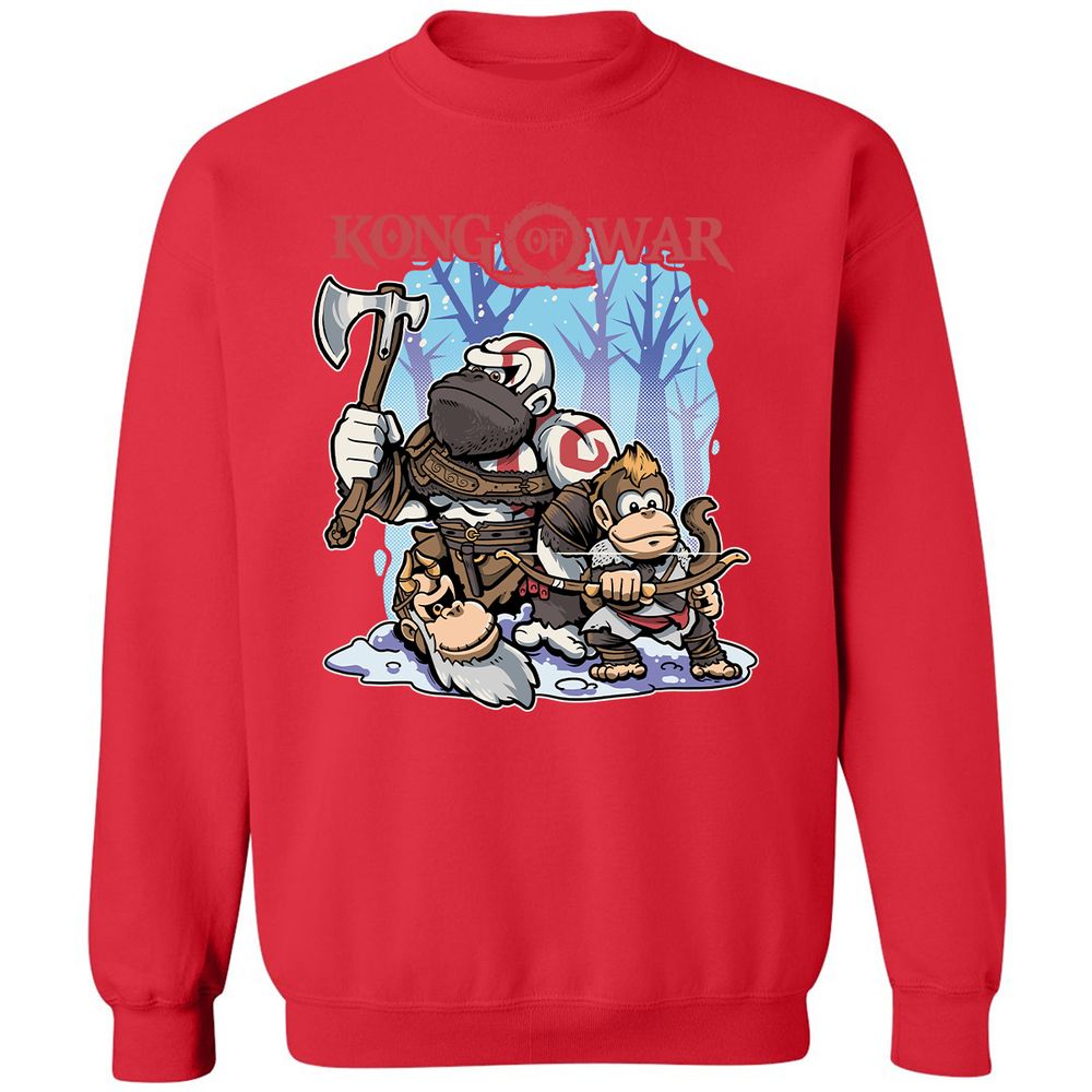 Classic Unisex Sweatshirt - U192Q5ZH - Red - 5
