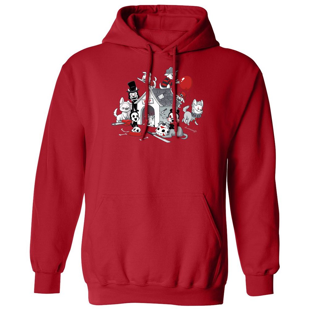 Classic Unisex Hoodie - 4Q5Q7J2E - Red - 5