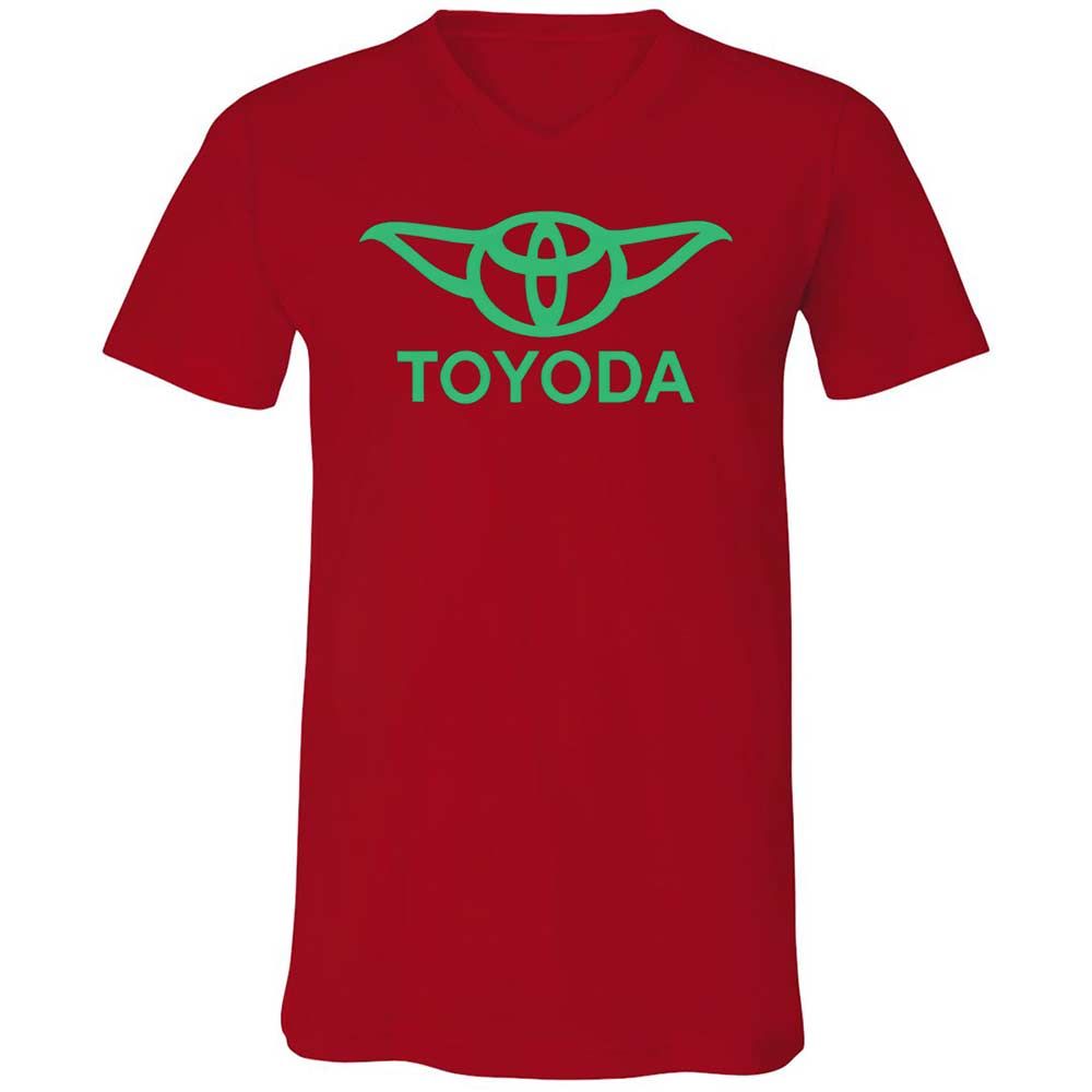 Unisex V-Neck T-Shirt - 5FQ7Y115 - Red - 5