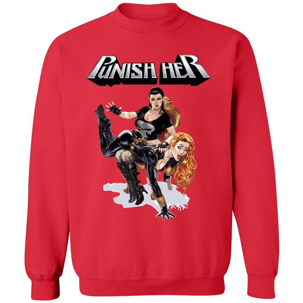 Classic Unisex Sweatshirt - QRTAT59U - Red - 5