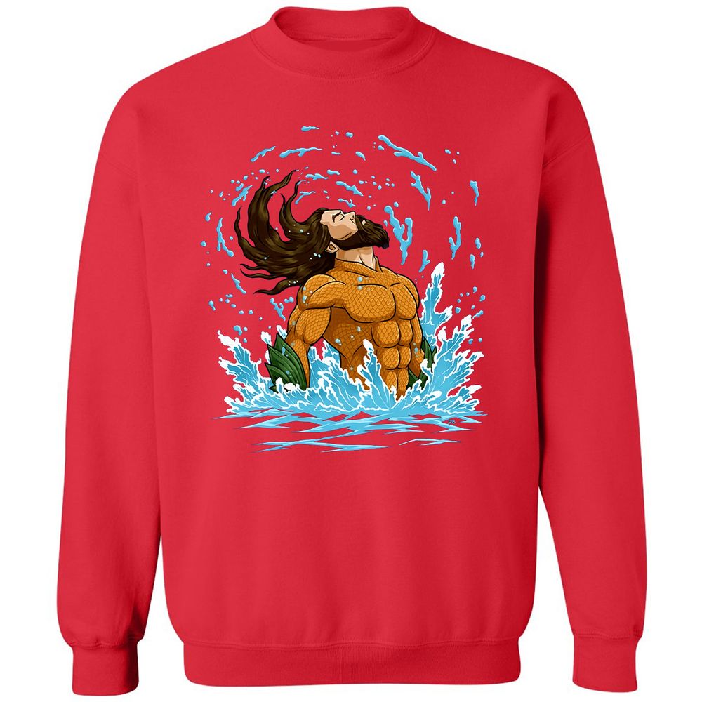 Classic Unisex Sweatshirt - 9XLXJMJ4 - Red - 5