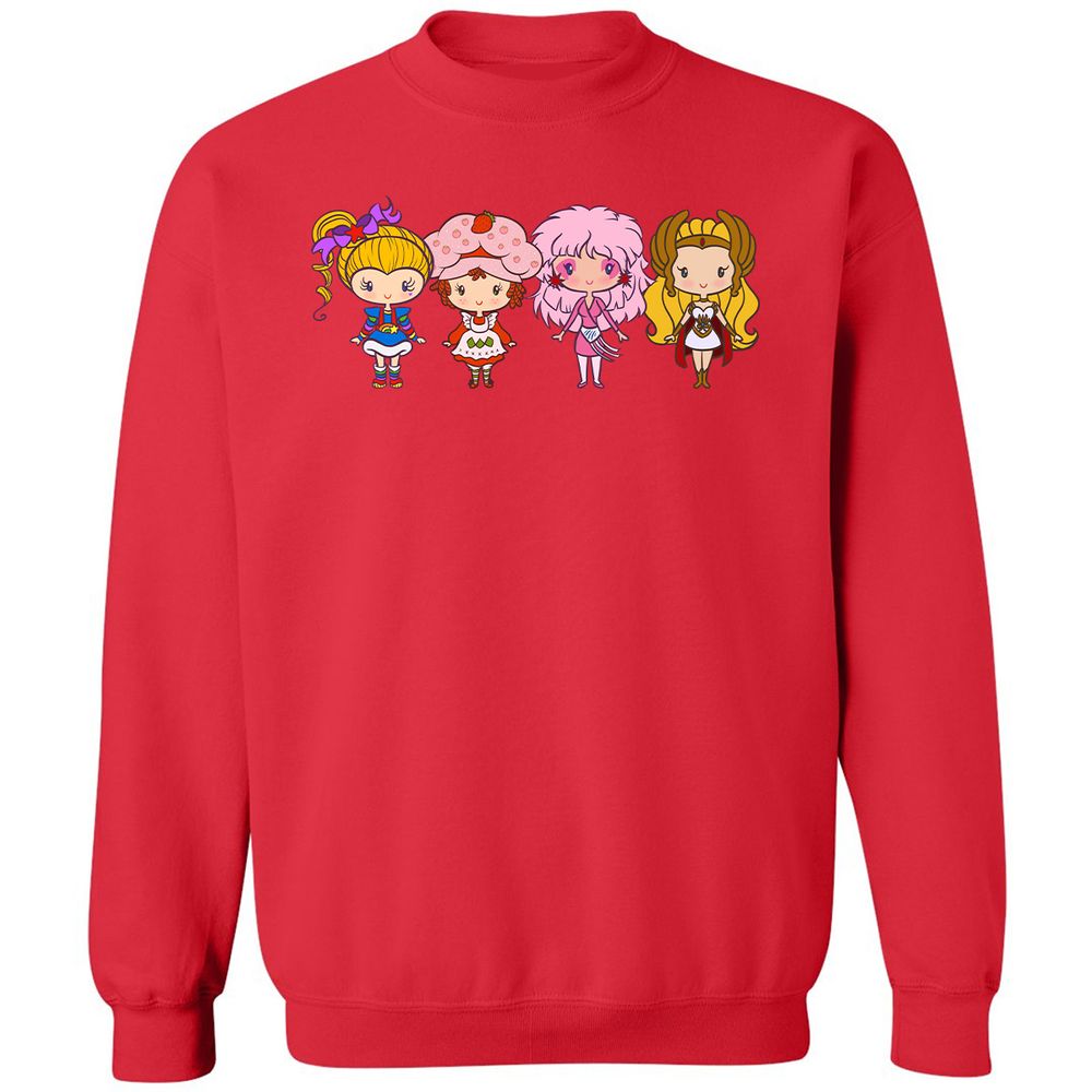 Classic Unisex Sweatshirt - B15JZNVP - Red - 5