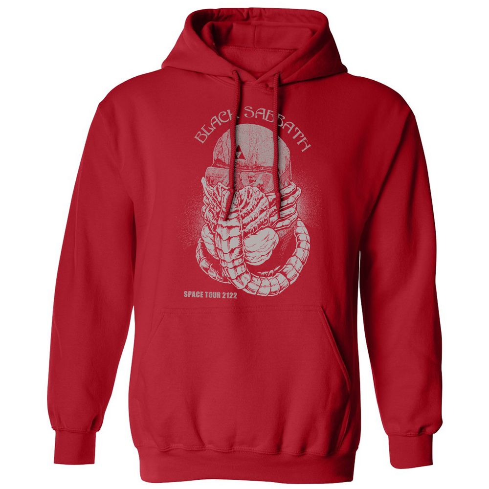 Classic Unisex Hoodie - S7YNK6BJ - Red - 5