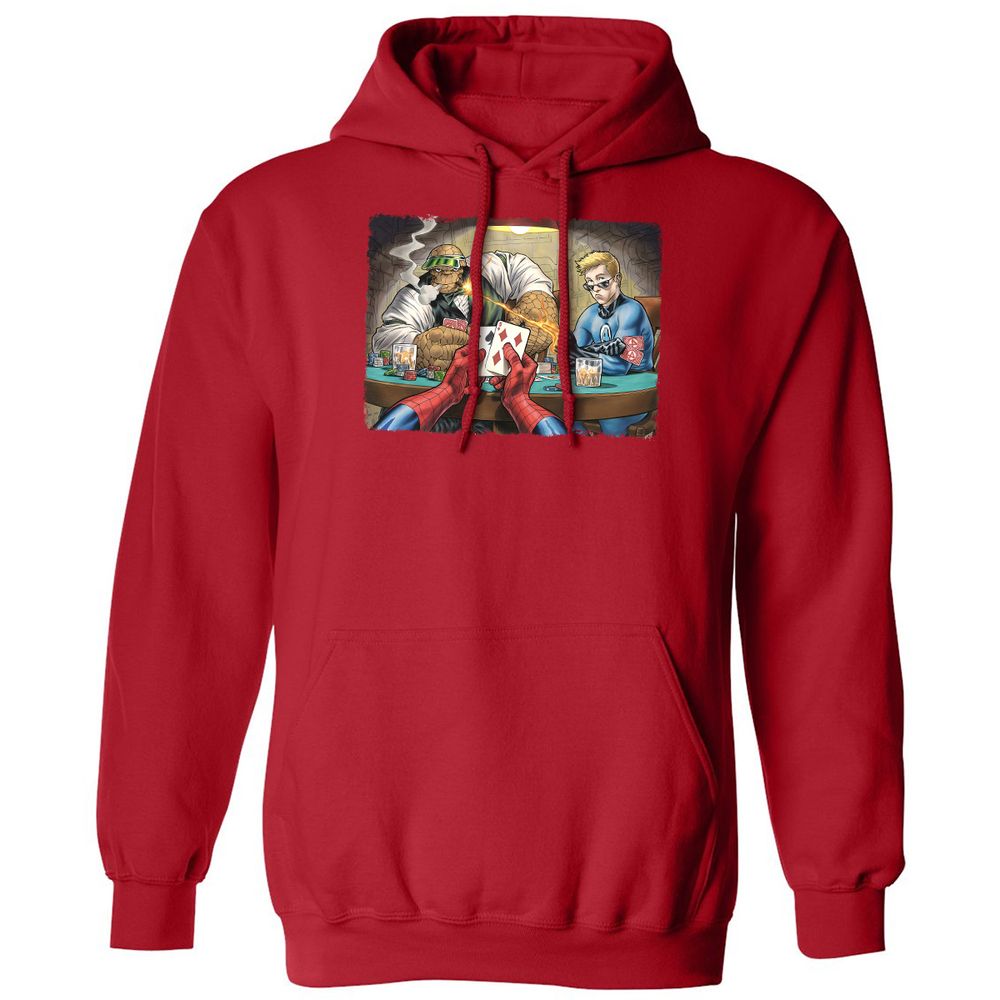 Classic Unisex Hoodie - KHMPGM72 - Red - 5