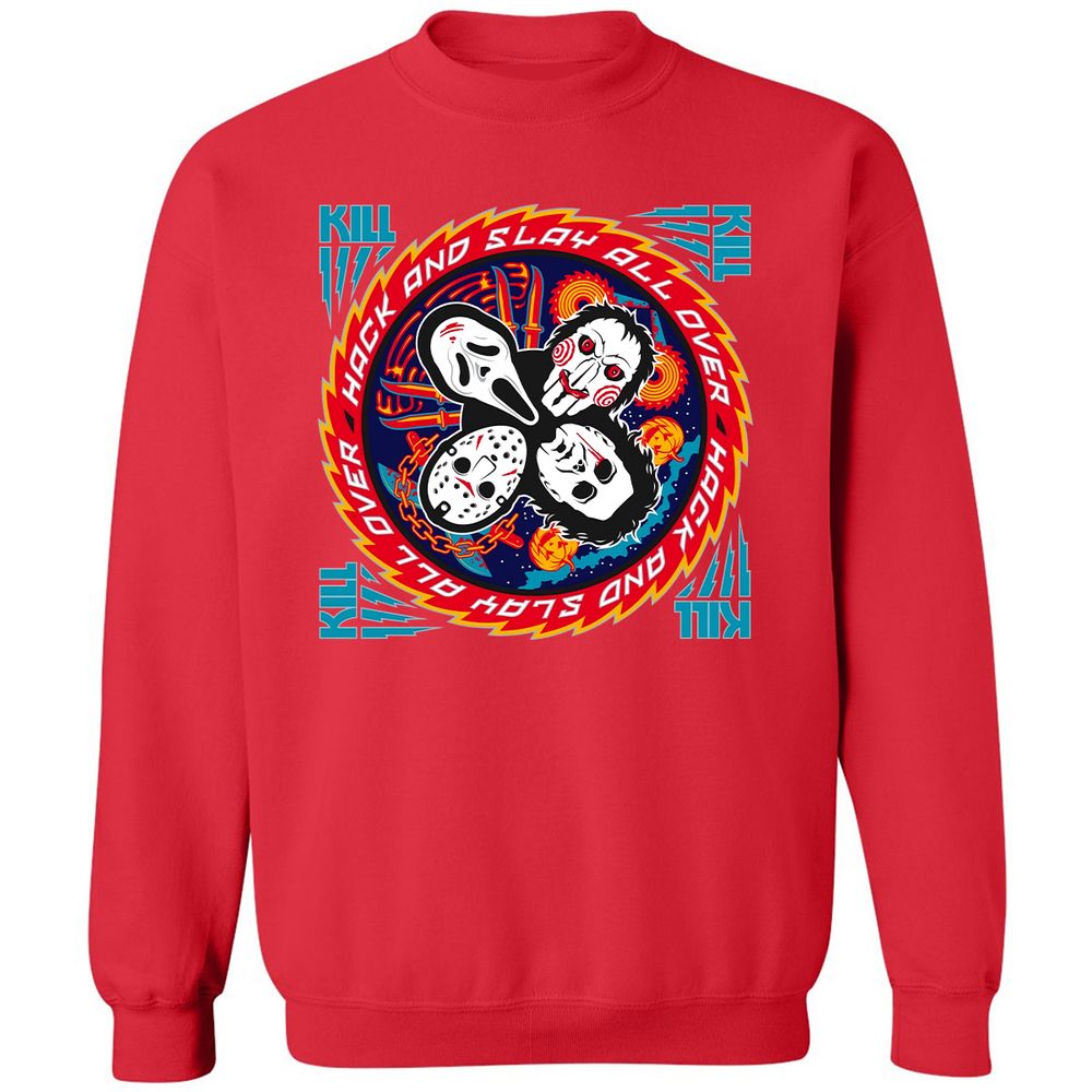 Classic Unisex Sweatshirt - VTEMCDPB - Red - 5