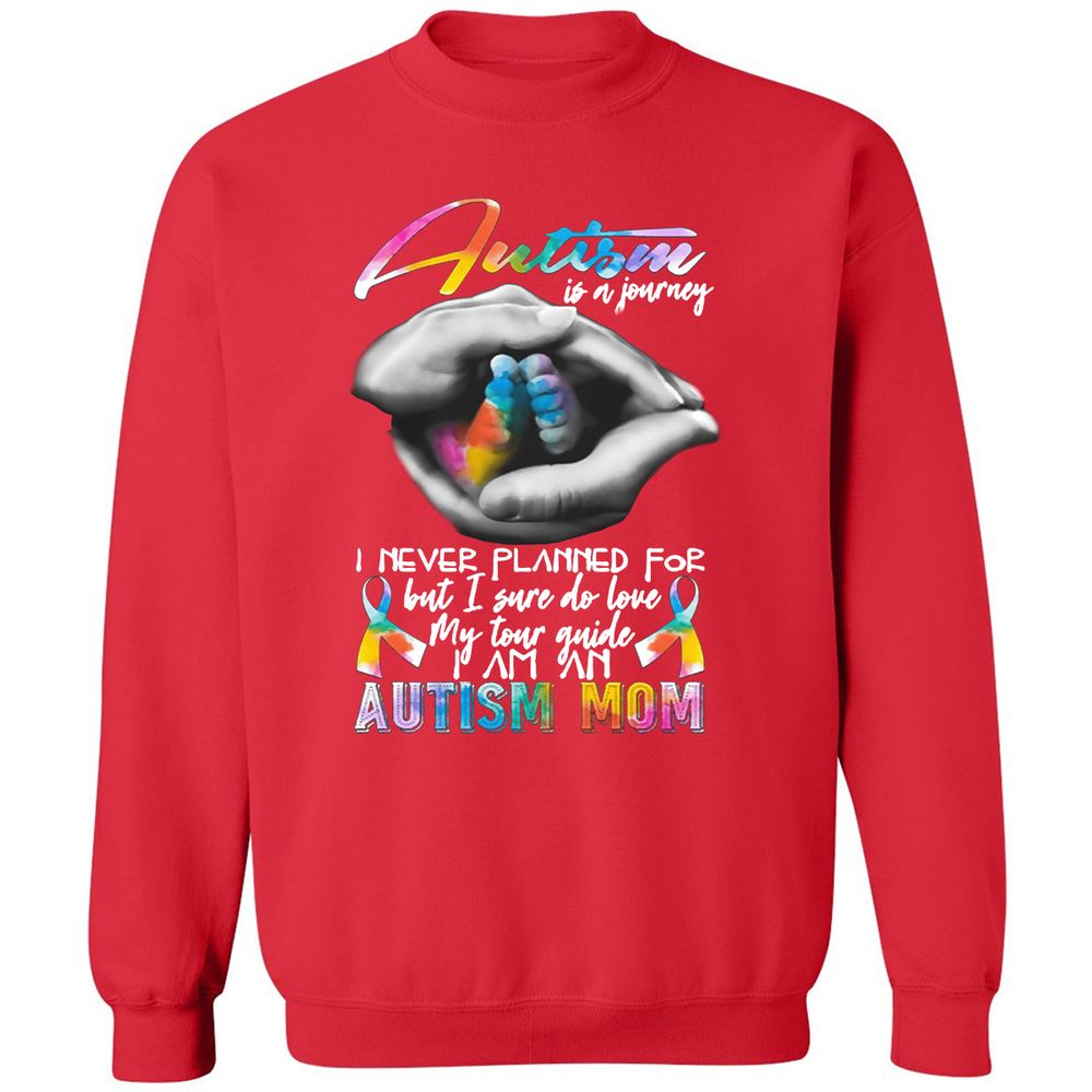 Classic Unisex Sweatshirt - E88W8YPE - Red - 5