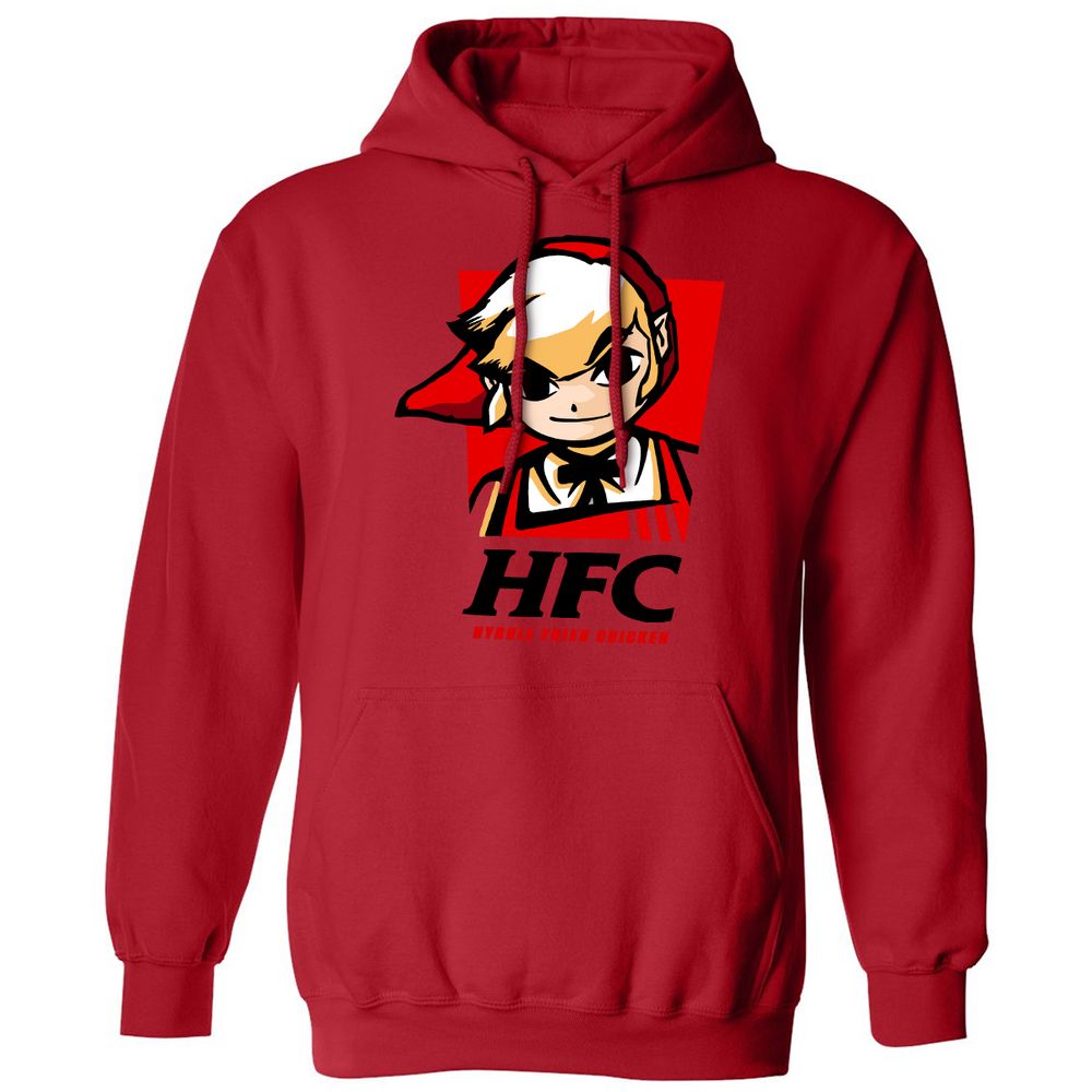 Classic Unisex Hoodie - DYUKZ54D - Red - 5