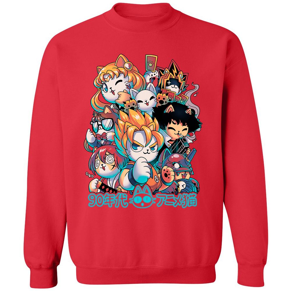 Classic Unisex Sweatshirt - 7Q45MECR - Red - 5