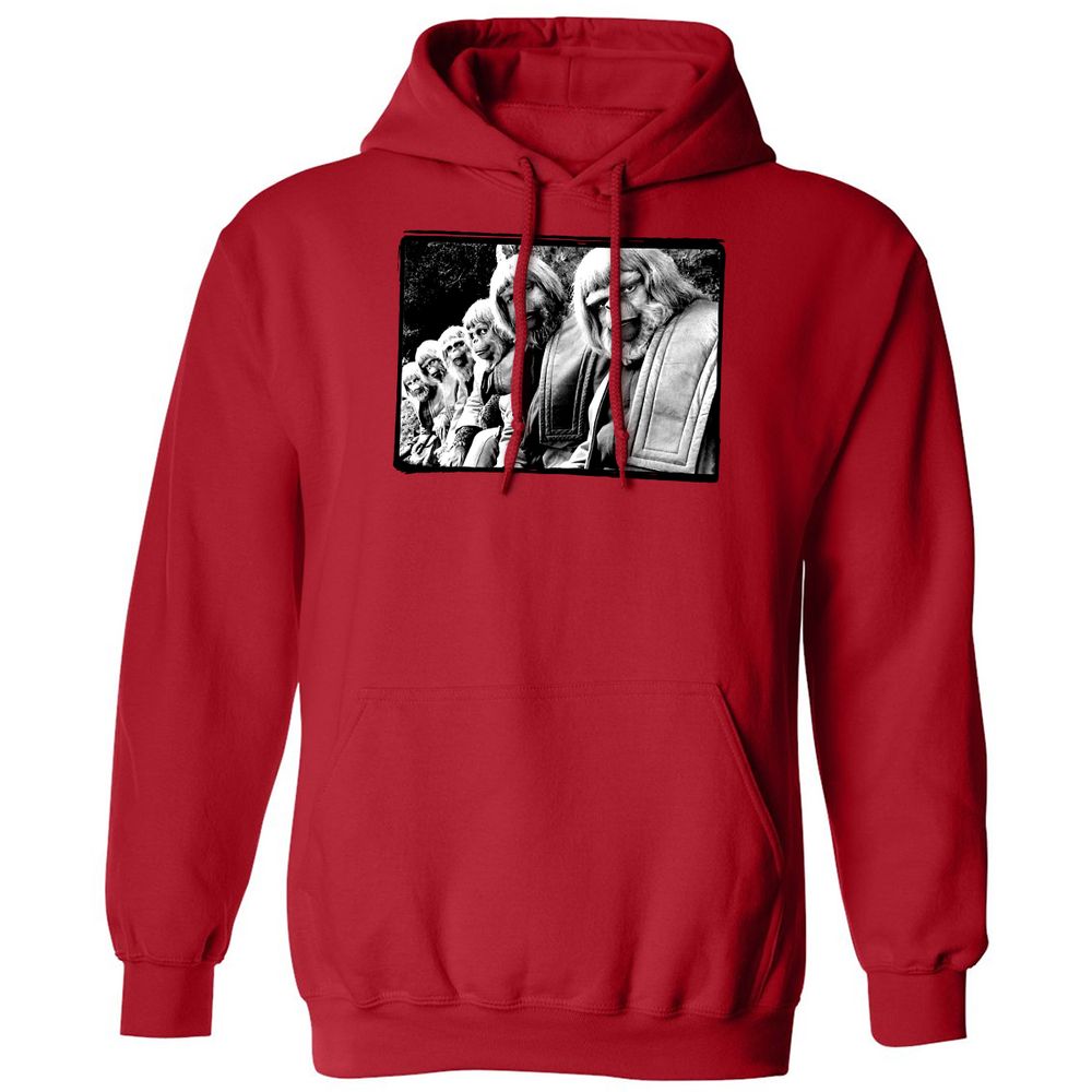 Classic Unisex Hoodie - ZE3RJTXL - Red - 5