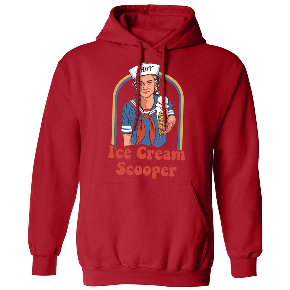 Classic Unisex Hoodie - ZZWQRQU4 - Red - 5