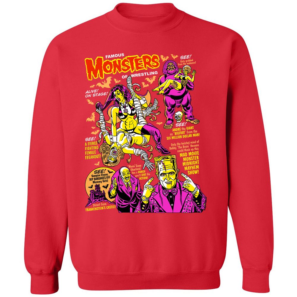 Classic Unisex Sweatshirt - RC7UXK3W - Red - 5