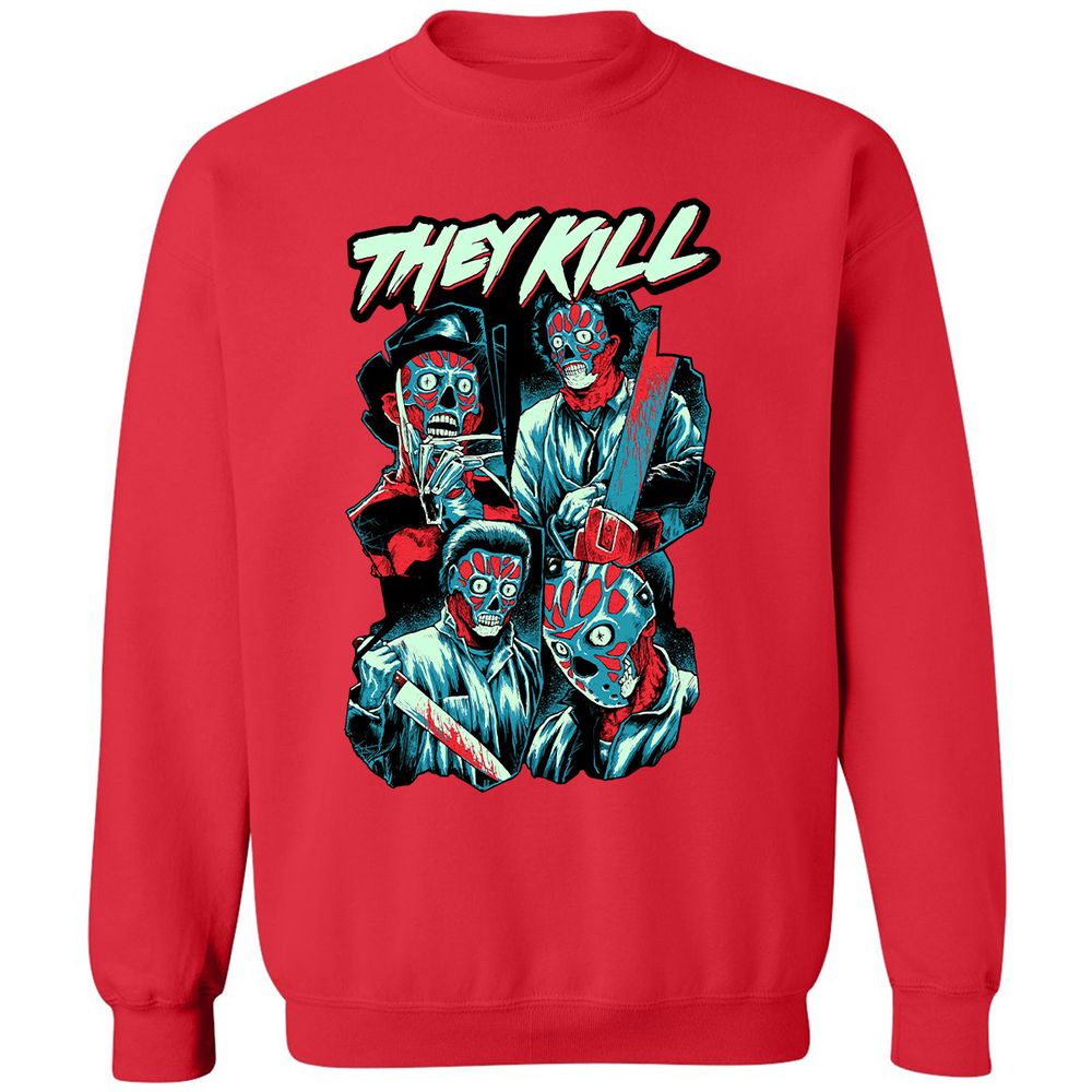 Classic Unisex Sweatshirt - HVH2KVZN - Red - 5