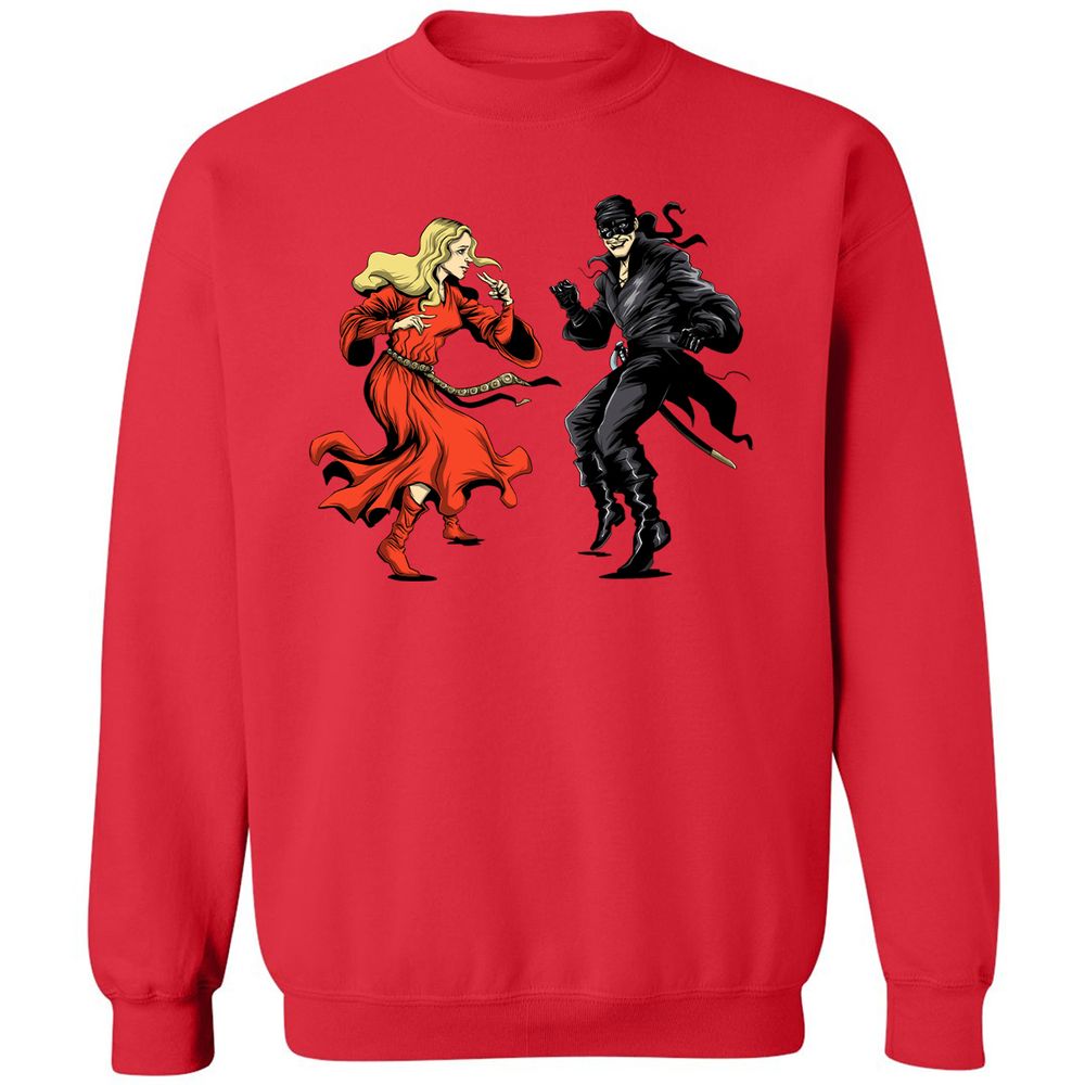 Classic Unisex Sweatshirt - Q98HRQVM - Red - 5