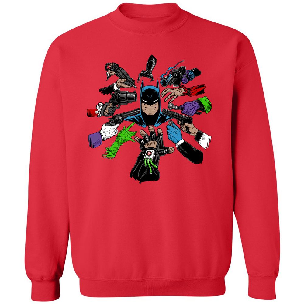 Classic Unisex Sweatshirt - W6XD98N8 - Red - 5