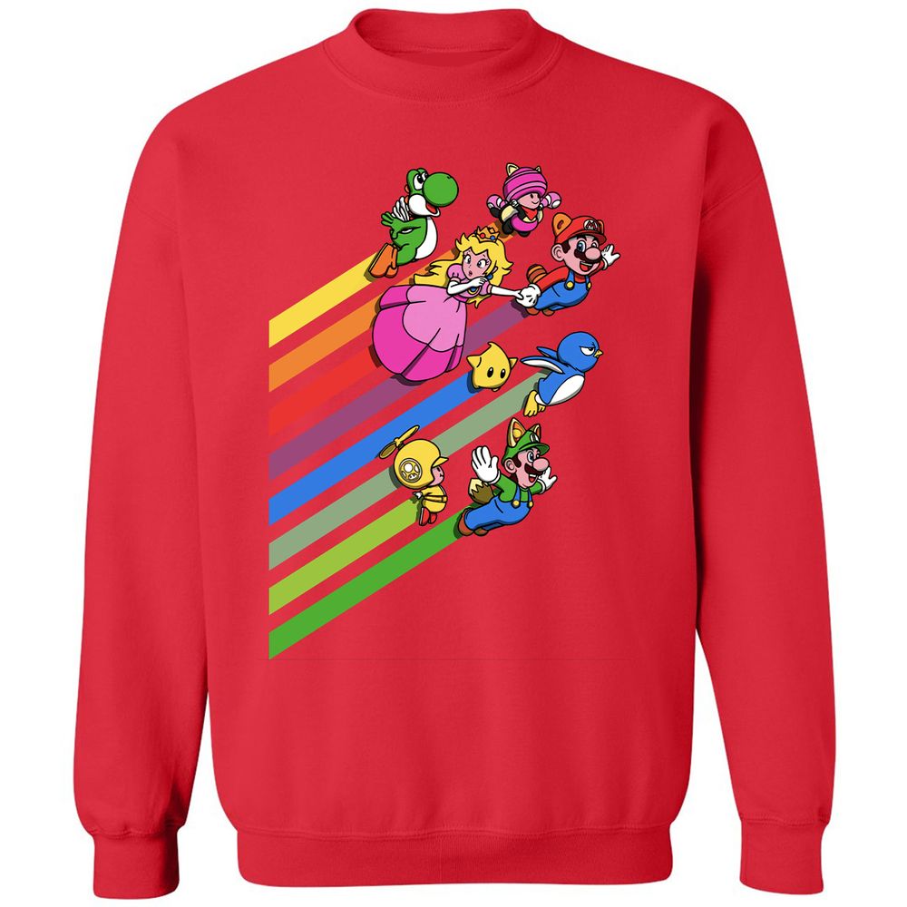 Classic Unisex Sweatshirt - 7LNPKLFZ - Red - 5