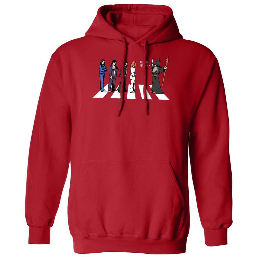 Classic Unisex Hoodie - PSWHUJVU - Red - 5