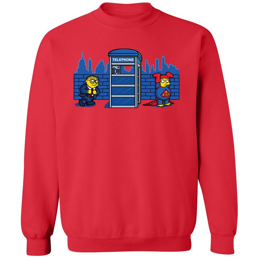 Classic Unisex Sweatshirt - J3CG39KU - Red - 5