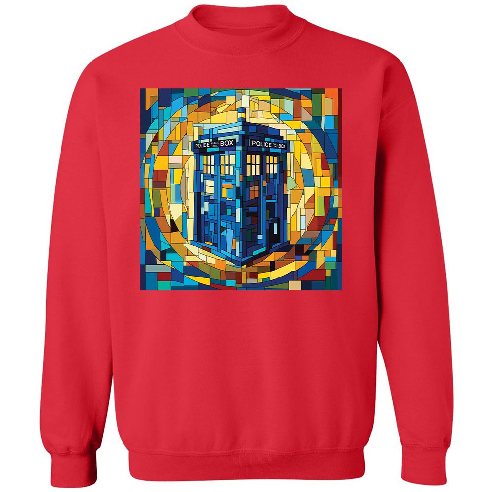 Classic Unisex Sweatshirt - 55FLSZP1 - Red - 5