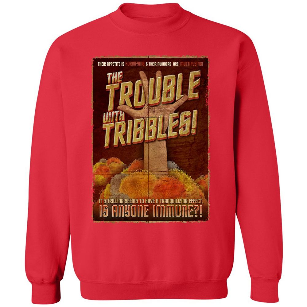 Classic Unisex Sweatshirt - P3V8JDHK - Red - 5