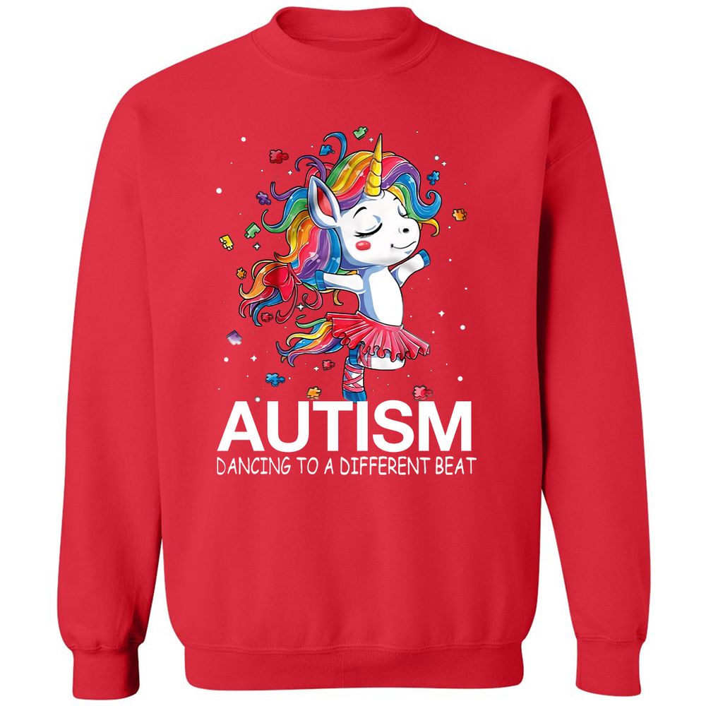 Classic Unisex Sweatshirt - 1QW7BTPC - Red - 5