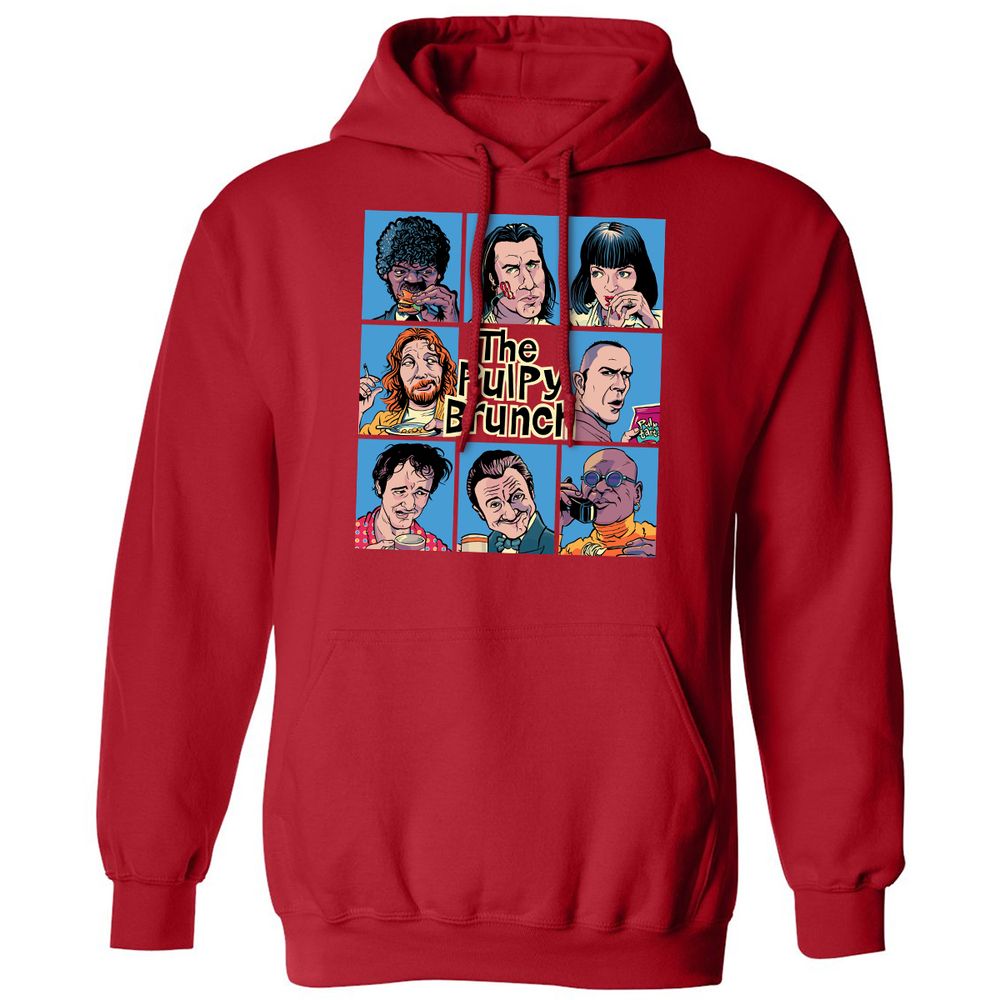 Classic Unisex Hoodie - T44AJVEX - Red - 5