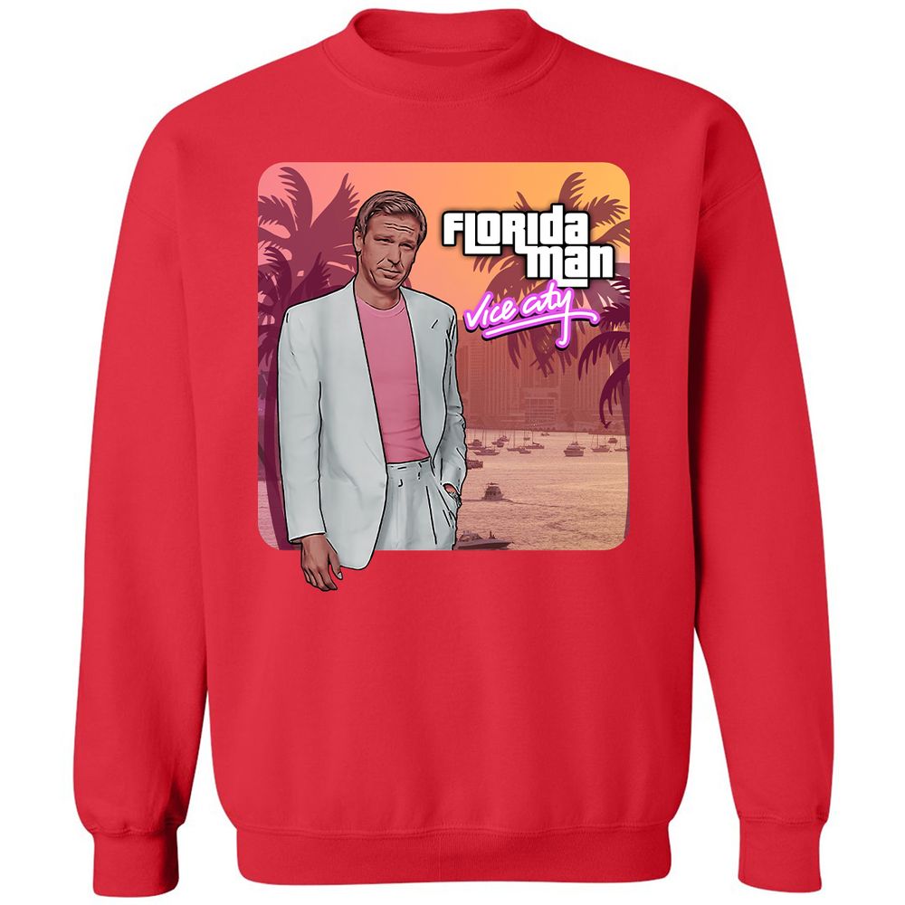 Classic Unisex Sweatshirt - DDAUZUTN - Red - 5