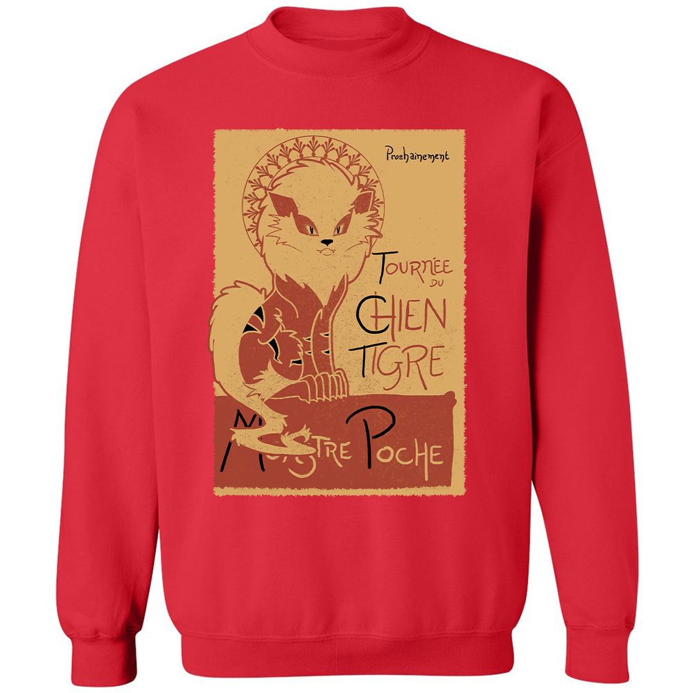 Classic Unisex Sweatshirt - PRV1XABY - Red - 5
