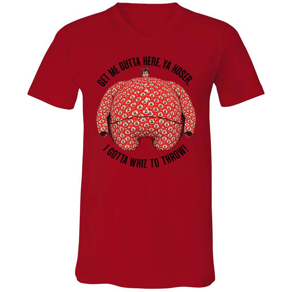Unisex V-Neck T-Shirt - 2AYWSYSP - Red - 5