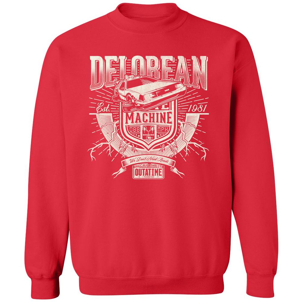 Classic Unisex Sweatshirt - AS2LRSRX - Red - 5
