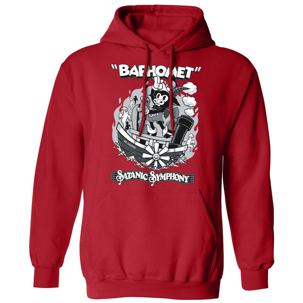 Classic Unisex Hoodie - JUC4HCTX - Red - 5